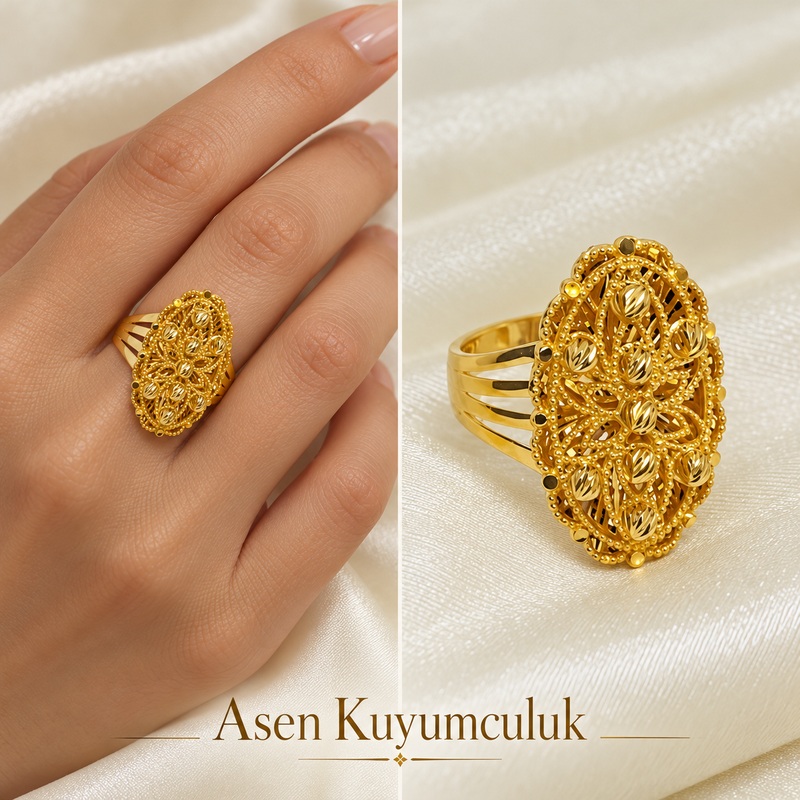 22 ayar yüzük