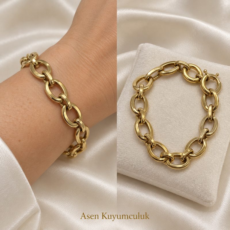 GENİŞ OVAL HALKALI BİLEKLİK